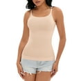 thumbnail image 1 of REFINED ATTIRE Women's Adjustable Straps Cami Tummy Control Slimming Tops No Trace Shaping Camisoles S Beige, 1 of 6