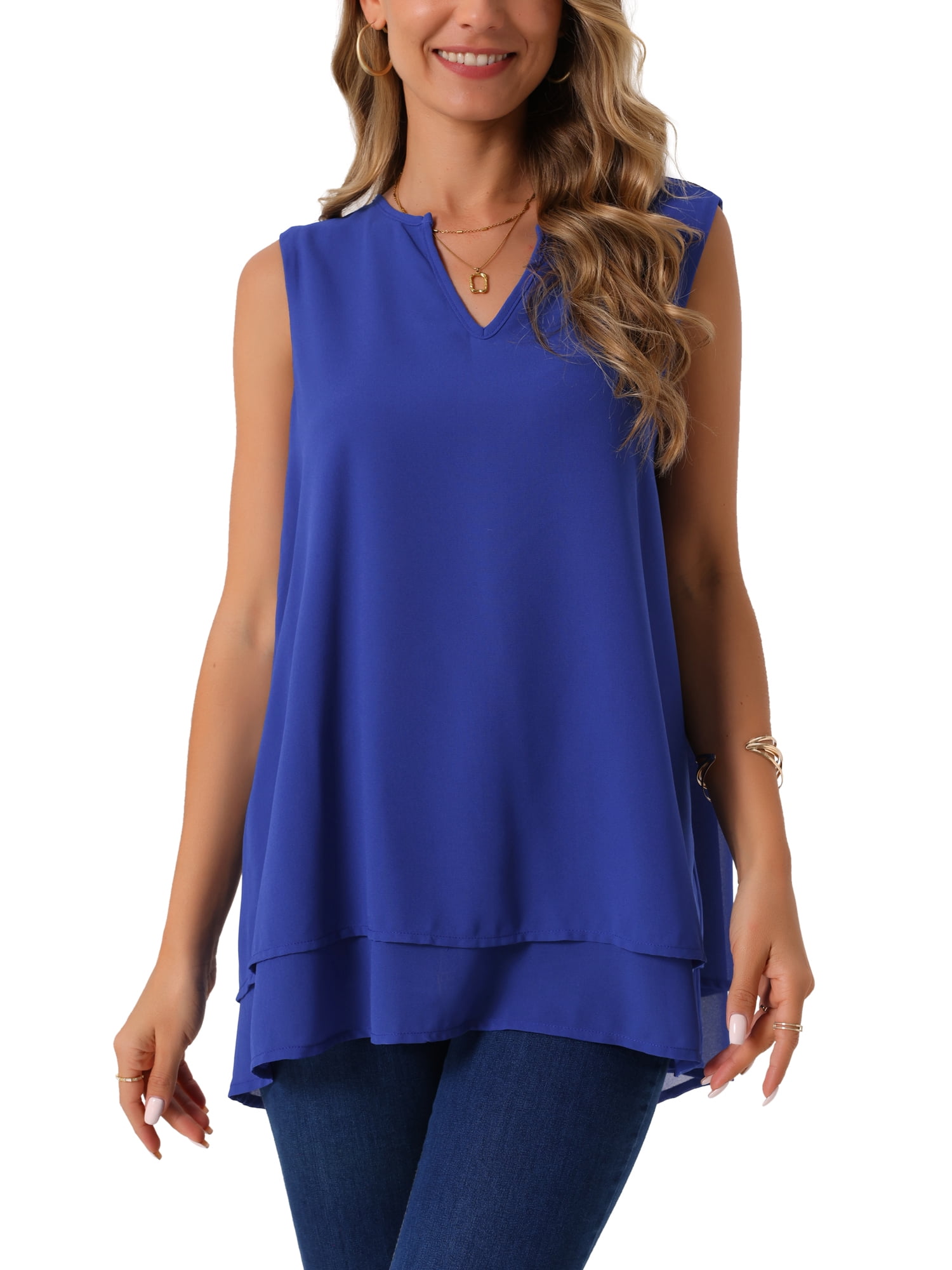 Chic Asymmetric Ruffle Boat Neck - Blouse
