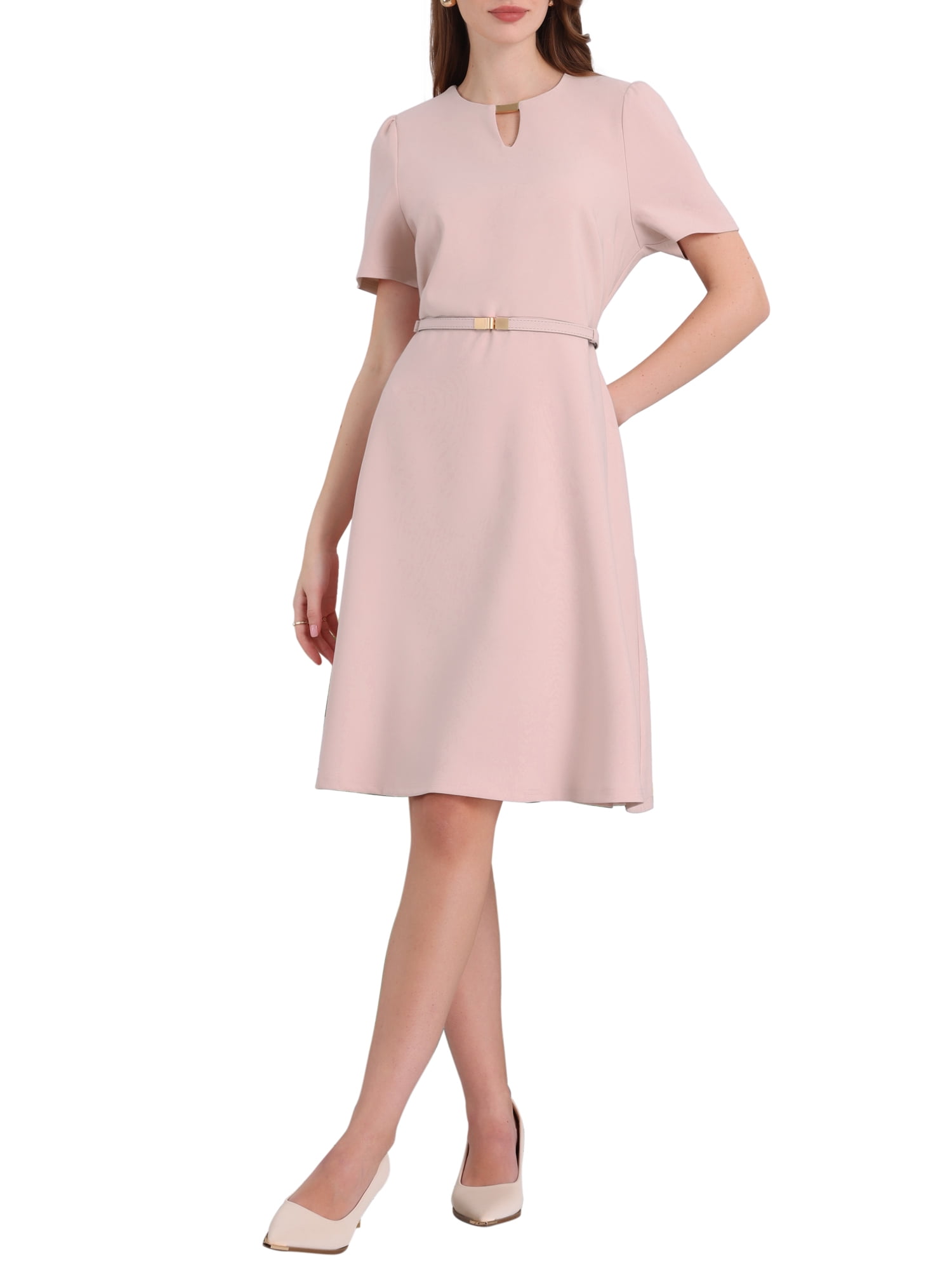 open lace back dress Jewel - Pink Formal Dress main image 0