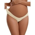 thumbnail image 1 of INSPIRE CHIC Women's Cotton Low Waist Under the Bump Maternity Briefs Pregnancy Classic Underwear M Light Pink, 1 of 4