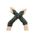 thumbnail image 1 of INSPIRE CHIC Women's Fingerless Gloves Scale Printed Elbow Long Arm Warmers Cosplay with Finger Loop One Size Green, 1 of 6
