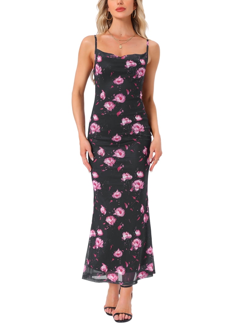 slim fit dress slacks Body Fit Long Dress – SiMi main image 1