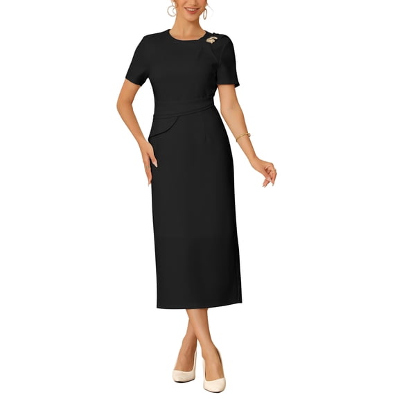 black cami dress The Water Ripple Textured & Reviews Size:US 0 memorial_sale_26 Flora Lux Women's Black