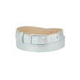 thumbnail image 1 of INSPIRE CHIC Women's Halloween Shiny Skinny Belt Glossy Faux Leather Waist Belt with Single Pin Buckle for Jeans & Dresses Light Green, 1 of 4