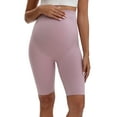 thumbnail image 1 of INSPIRE CHIC Women's High Waist Maternity Thigh Slimmers Butt Lifter Soft Pregnancy Belly Support Control Panties S Pink, 1 of 5