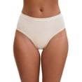 thumbnail image 1 of INSPIRE CHIC Women's High Waisted Tummy Control Briefs Butt Lifter Underwear, Available in Plus Size L White, 1 of 4