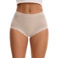 thumbnail image 1 of INSPIRE CHIC Women's High Waisted Underpantys Breathable Tummy Control Briefs 2XL Pink, 1 of 4