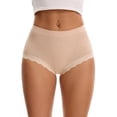 thumbnail image 1 of INSPIRE CHIC Women's High Waisted Underpantys Breathable Tummy Control Briefs 3XL Light Beige, 1 of 4
