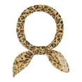 thumbnail image 1 of INSPIRE CHIC Women's Leopard Printed Chiffon Scarves, Square/Long Lightweight Soft Sheer Neck Scarf for All Season 25.6"x25.6" Brown-Square, 1 of 6