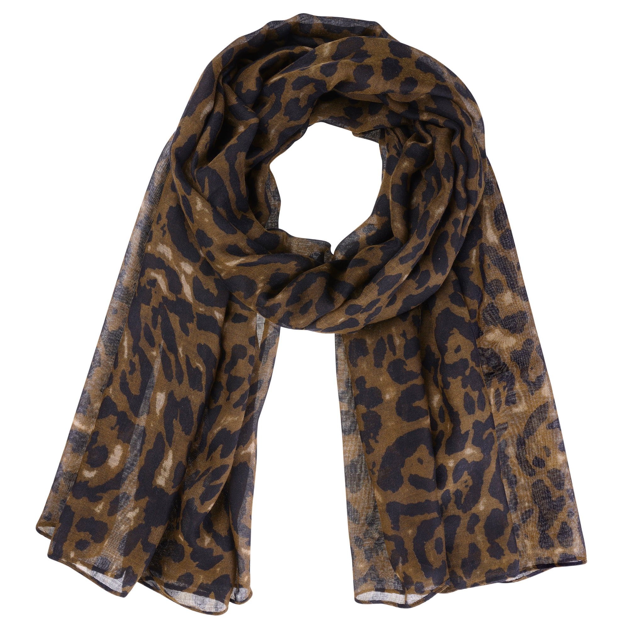 Embossed Wrapper INSPIRE CHIC Women's Halloween Leopard Printed Long Scarf, Lightweight ...