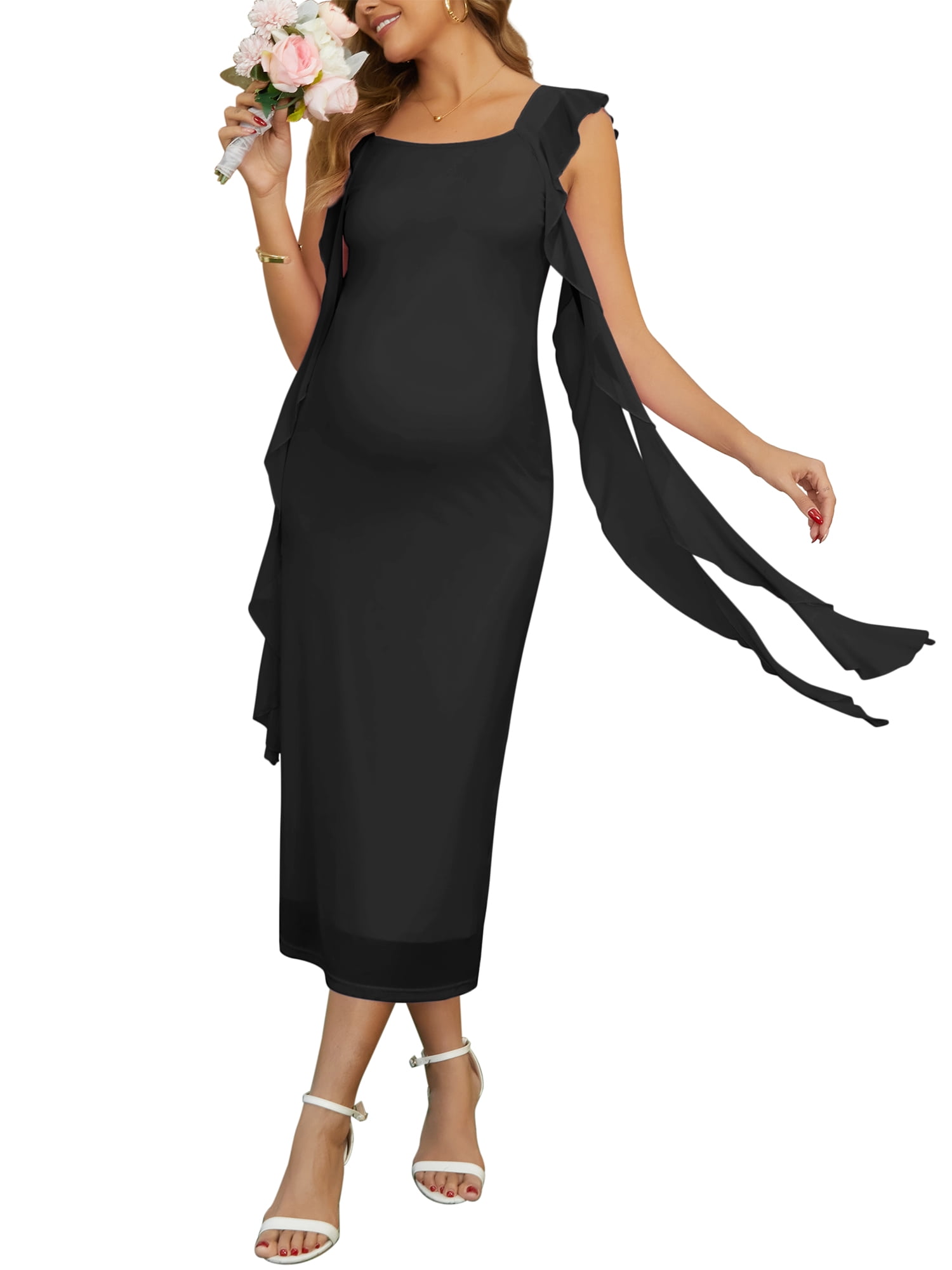 dresses for a formal event Black V-Neck Dress With Elegant Beading Embellishment christmas-plaid-print cocktail banquets Bamboo Satin Stretch Shirt Size:3Xl