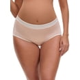 thumbnail image 1 of INSPIRE CHIC Women's Maternity Full Coverage Briefs Plus Size High Waisted Elasticity Invisible Panties 3XL Light Pink, 1 of 4