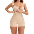thumbnail image 1 of INSPIRE CHIC Women's Open Bust Side Zipper Body Shaper Adjustable Straps Tummy Control and Butt Lifter Bodysuits S Beige, 1 of 6