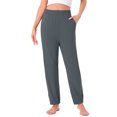 thumbnail image 1 of INSPIRE CHIC Women's Pajama Pants Soft Comfy Pj Pants Lounge Pants Sleepwear with Pocket XL Green, 1 of 5