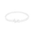 thumbnail image 1 of INSPIRE CHIC Women's Pearl Belt Crystal Rhinestone Retro Elastic Thin Waist Belt for Wedding Dress 65x2cm/25.6x0.8" Style 20, 1 of 6