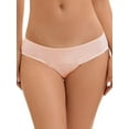 thumbnail image 1 of FAB CURVES Women's Period Underwear Mid-Rised Hipster Panties, Available in Plus Size S Light Pink, 1 of 4