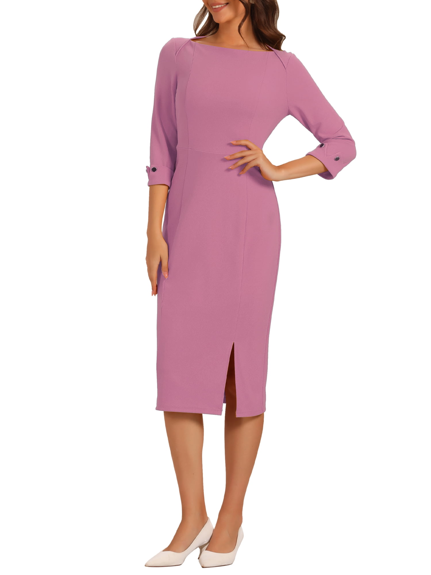 long sleeve dress red Bright Red Long Sleeves V-neck High Slit Formal Dresses , CP0034 Custom Size(leaving a note) / Custom Color(leaving a note)