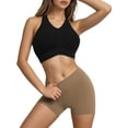 thumbnail image 1 of INSPIRE CHIC Women's Slimming Waist Butt Lifter Control Panties Workout Sport Running Shaper Short S Khaki, 1 of 6
