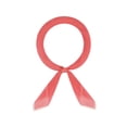 thumbnail image 1 of INSPIRE CHIC Women's Solid Chiffon Scarf Ribbon Square Silky Satin Elegant Neckerchief Handkerchief for Gift Office One Size Watermelon Red, 1 of 6