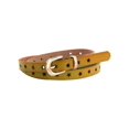 thumbnail image 1 of INSPIRE CHIC Women's Stars Hollow Alloy Pin Buckle Leather Skinny Belt Camel Waist: 27 1/2- 37 3/8 ", 1 of 6