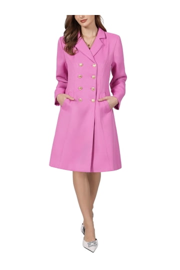 white christmas dresses Mimi Blazer Dress (Orange-Pink ) | Fashion Statement main image 0
