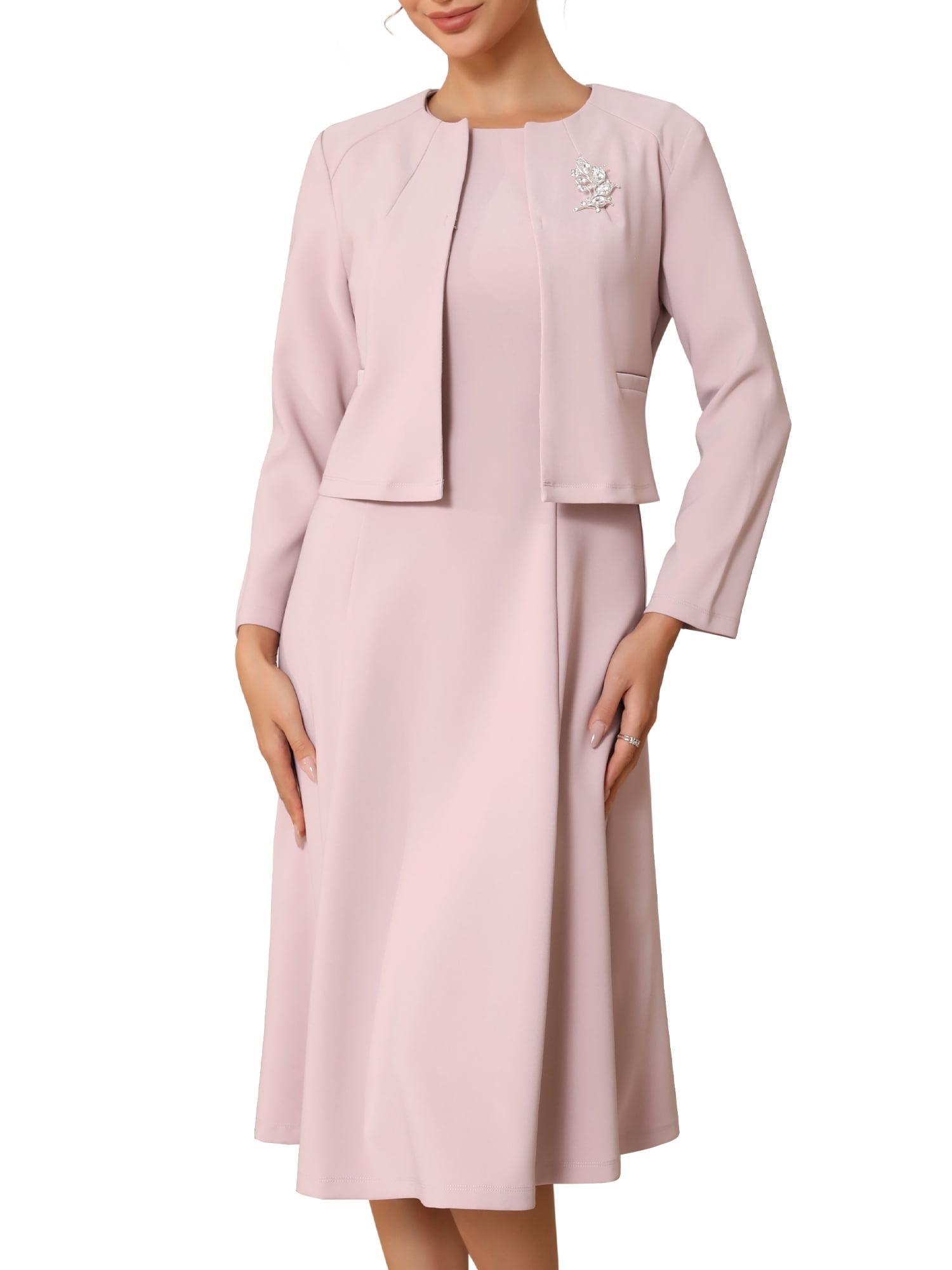 pink dress with shrug Max&Co. | Woman - Chiffon shrug