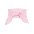 thumbnail image 1 of INSPIRE CHIC Womens Plus Size Obi Belts, Bowknot Self-Tie Wrap Around Wide Sash Waistband Belt for Dresses Pink 37.40-40.16", 1 of 6