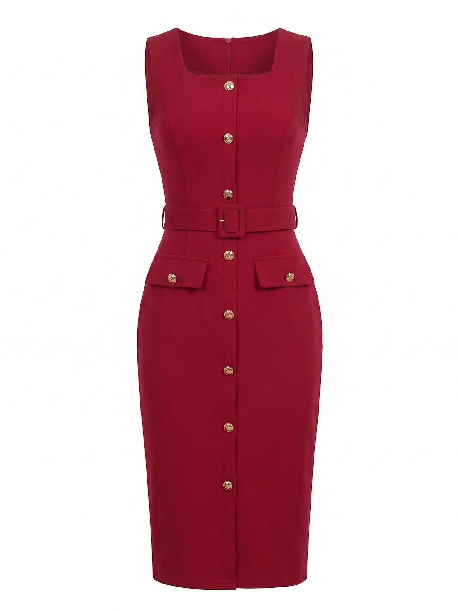red business casual dress Red Work Dresses