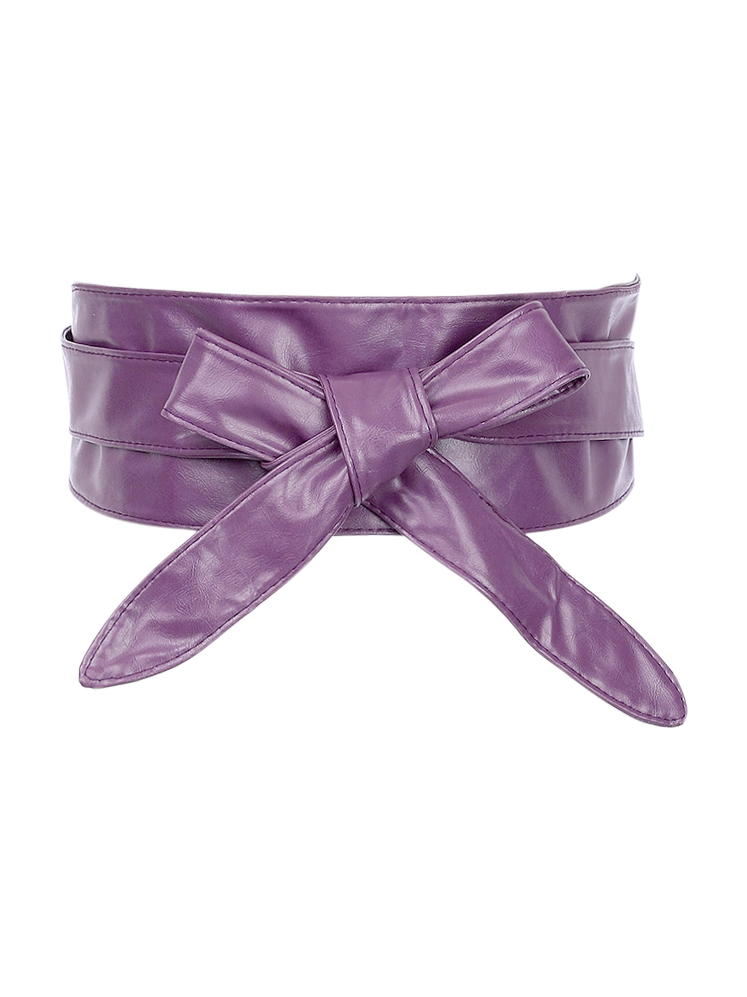 7546 Obi Belt For Women – Wide Waist In Faux Leather, Mica- Raspberry Handmade Pink Leather Obi Belt: Brass Buckle Wrap Belt - Etsy main image 2