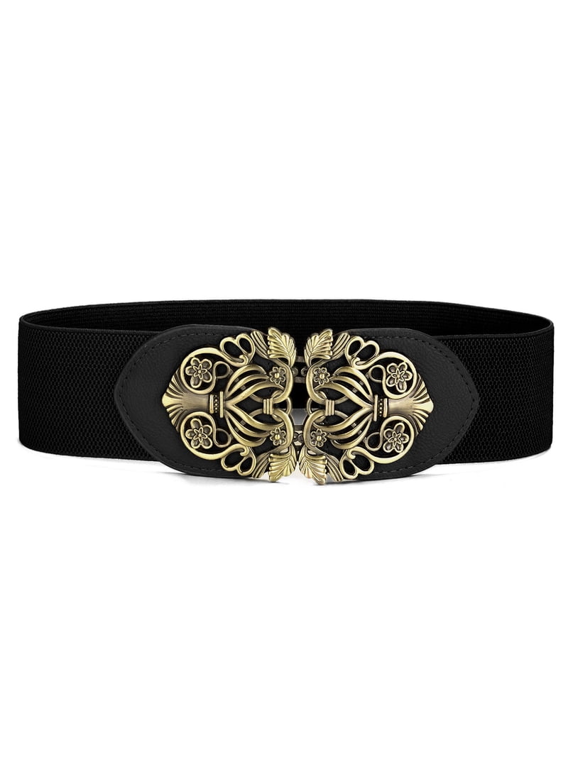 INSPIRE CHICRetro Knot Woven Metal Interlocking Buckle 
