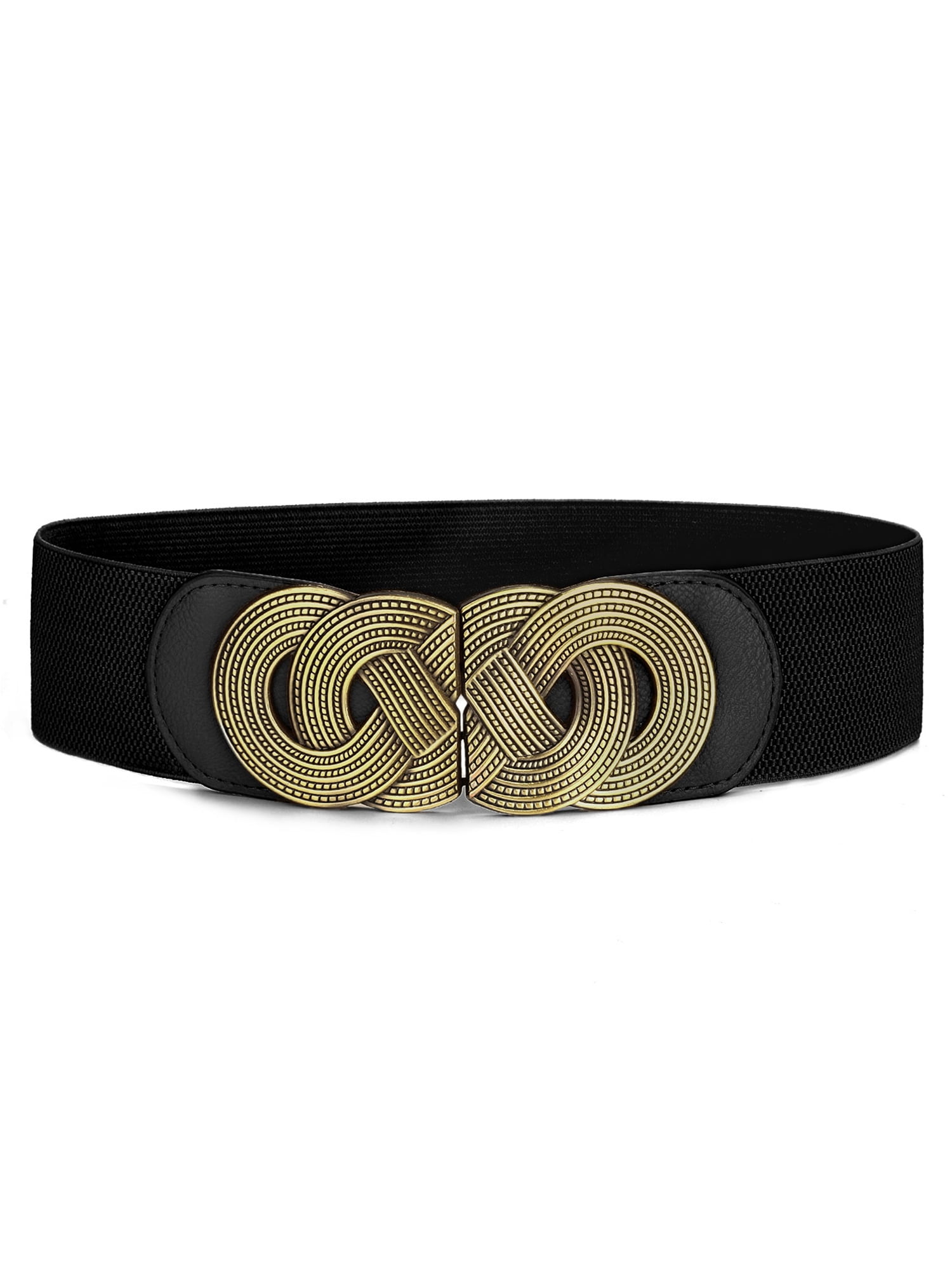 INSPIRE CHICRetro Knot Woven Metal Interlocking Buckle 