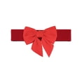 thumbnail image 1 of INSPIRE CHICWomen's Plus Size Elastic Wide Belt Dress Bowknot Waistband Decoration Fashion Versatile Belts 26.0-33.5" Red, 1 of 5