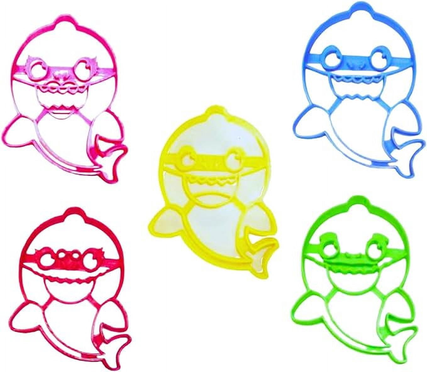 INSPIRED BY BABY SHARK FAMILY DADDY MOMMY SONG VIDEO SET OF 5 COOKIE