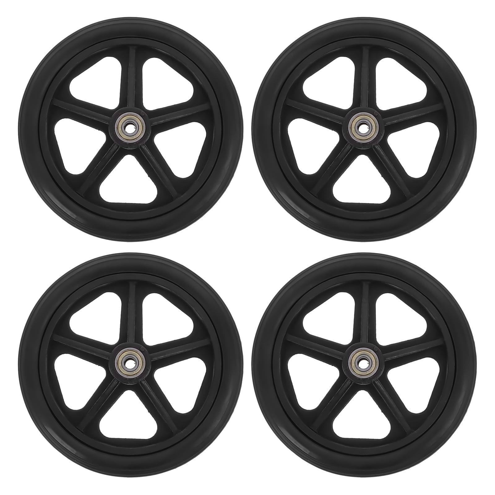 INSTAKA Heavy Duty Wheelchair Wheels Universal Wheelchair Front Wheels Replacements