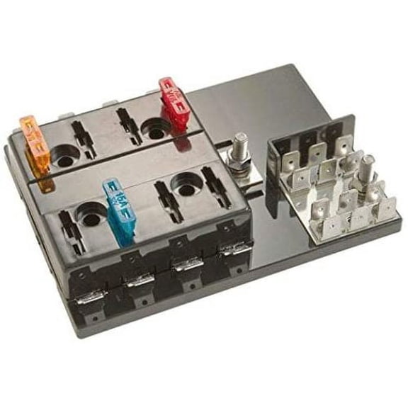 INSTALLBAY BLC-108-G Fuseblock ATC 8 Position with Grounding Pad