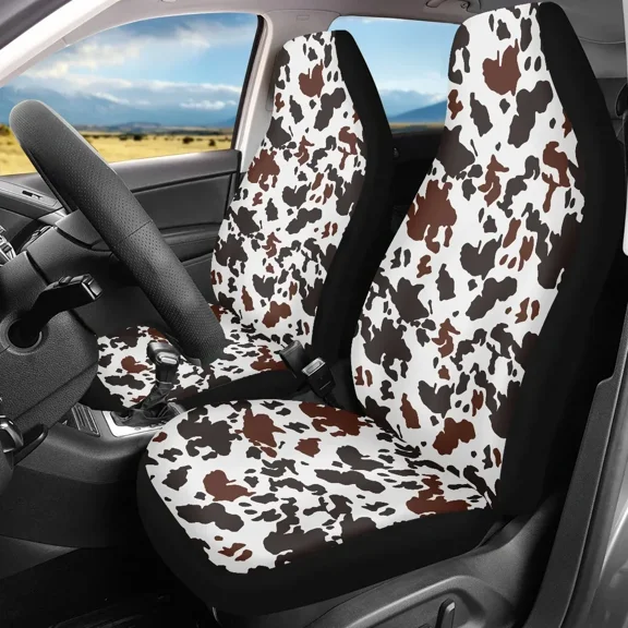 INSTANTARTS Gradient Design Car Covers Set Pattern Fashion Front Vest Seat Protect for Auto Truck Gift
