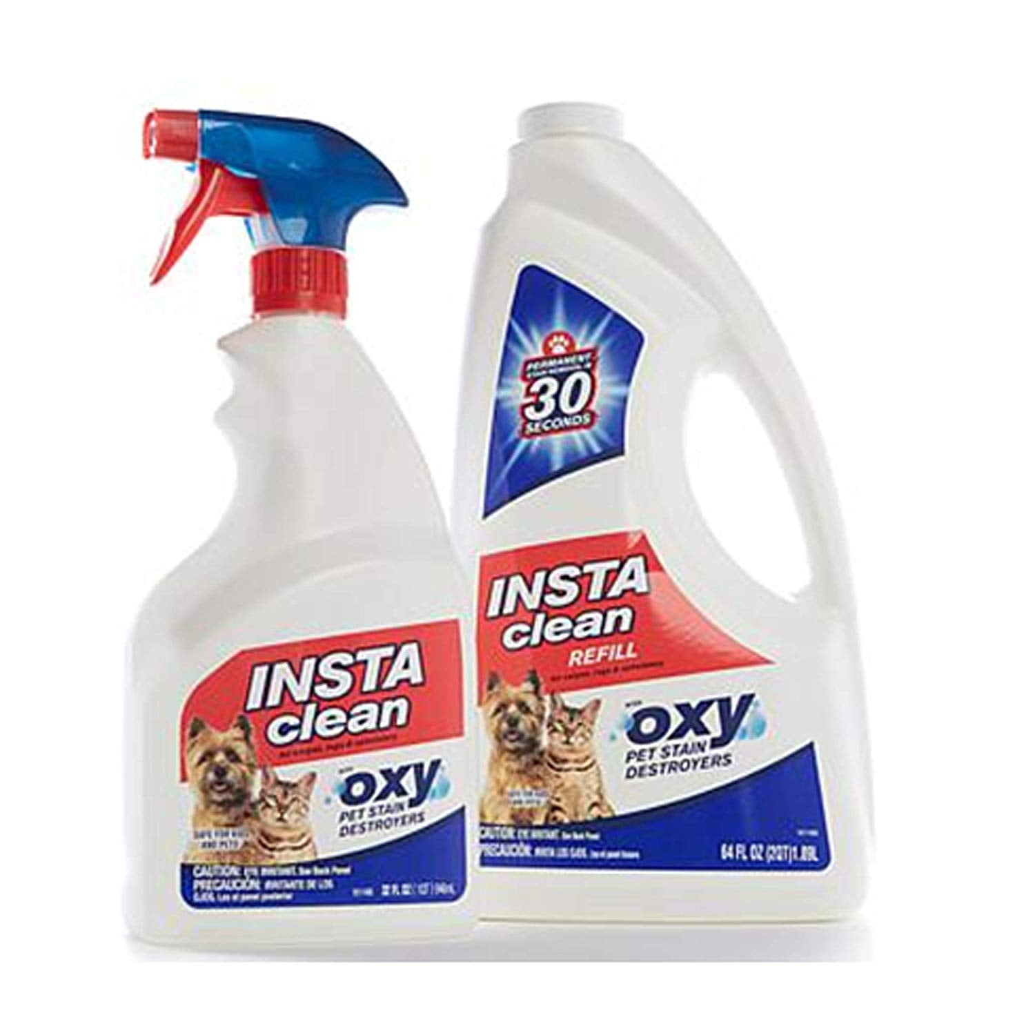 INSTAclean Stain Remover Bundle with Oxy for Laundry, Auto, Carpet