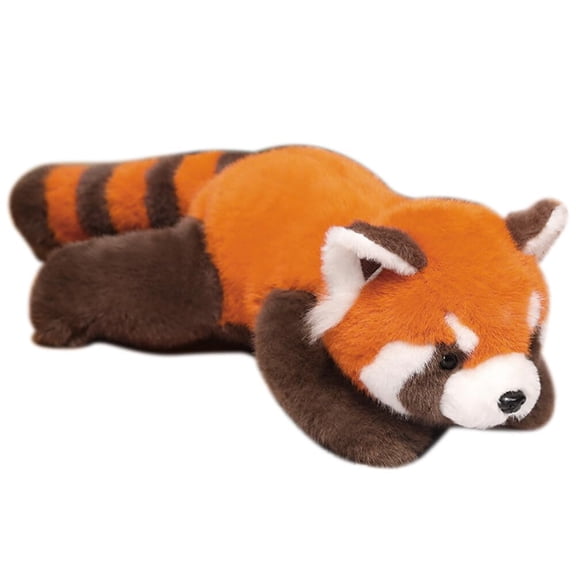 INSTITIZER Red Panda Weighted Plush Toy, 17.7 Inch Plush Pillow, Cute Weighted Red Panda Plushie for Kids' Birthday Gift A101