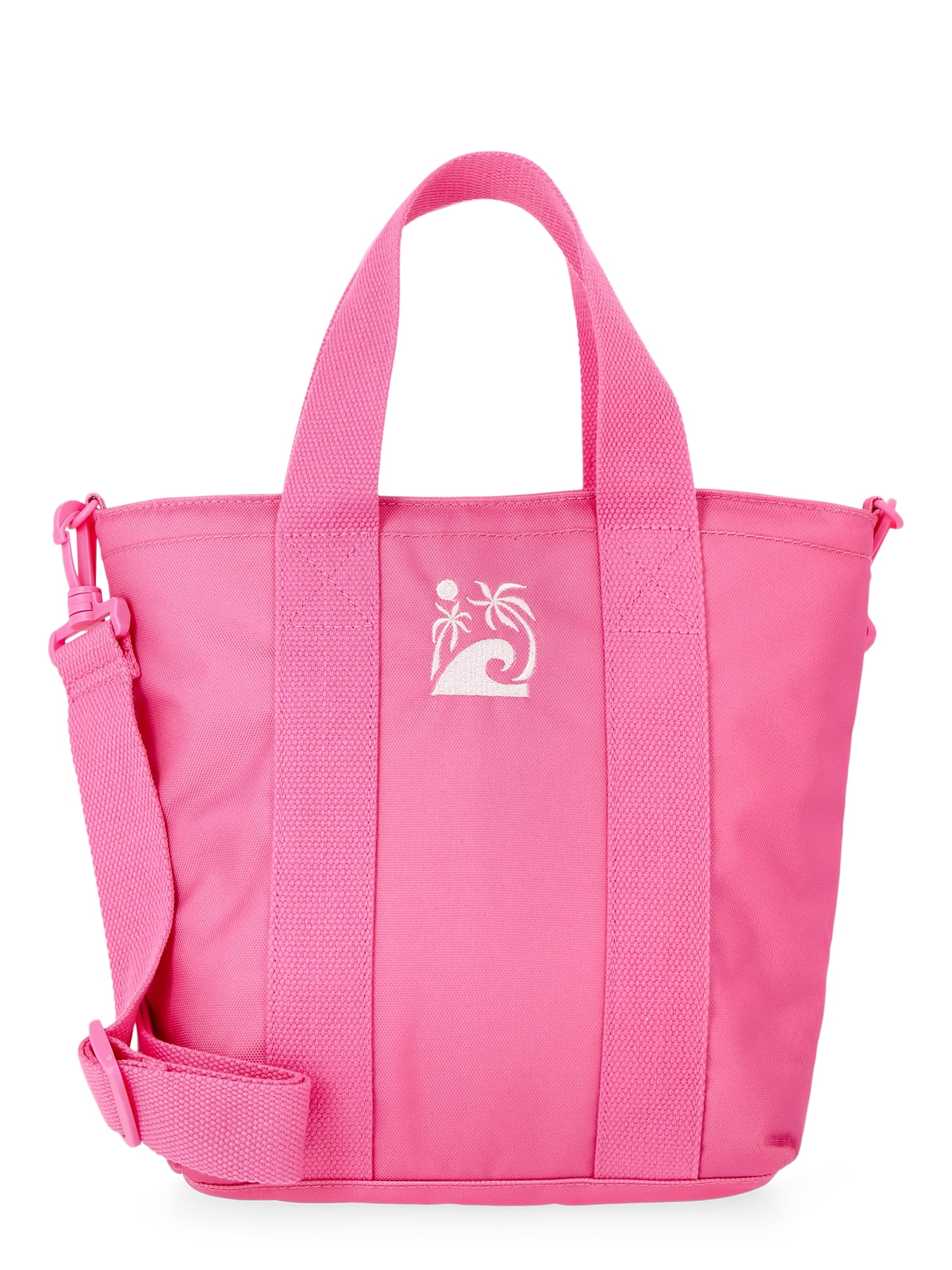 No Boundaries Women's Beach Insulated Mini Tote Bag, Pink