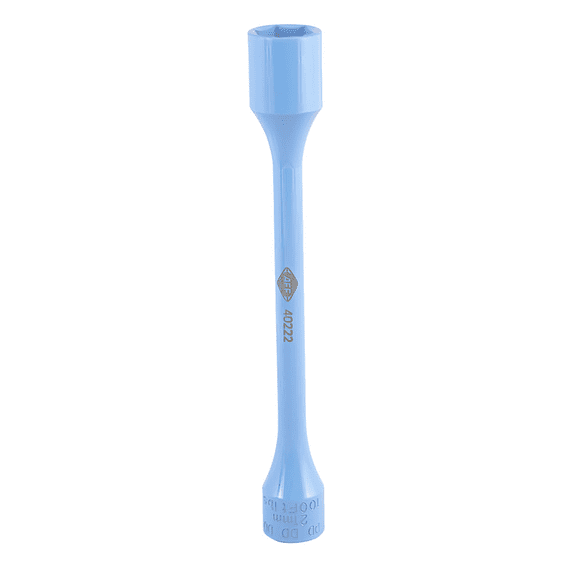 American Forge & Foundry Torque Limiting Socket - 1/2" Drive - 21mm - 100 Ft/Lbs - Sky Blue