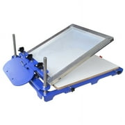 INTBUYING 1 Color 1 Station Silk Screen Printing Machine 20 * 24 Pallet Press Printer