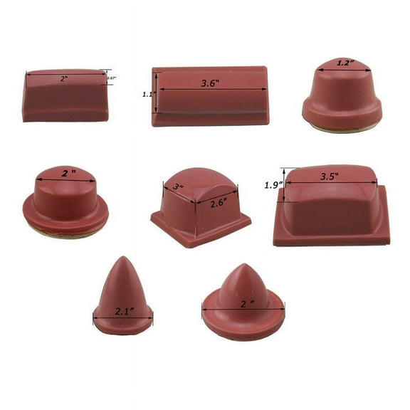 INTBUYING 1 Pc Silicone Rubber Pad 3.6"*1.1" L-2810 Screen Printing Pad Printing for DIY Logo