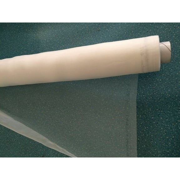 INTBUYING 1 Roll(40 yards) 140M 55T Screen Printing Mesh Fabric Width 50" white Color Screen Mesh