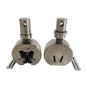 INTBUYING 1 Set Tensile Testing Clamps Universal Testing Machine Accessories 100kN