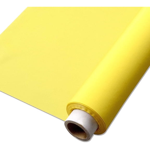 INTBUYING 1 Yard 300 mesh(120T) Silk Screen Printing Mesh Fabric Polyester Silk Stencil Printing Fabric Silk Screen Mesh 63 Inches Wide Yellow