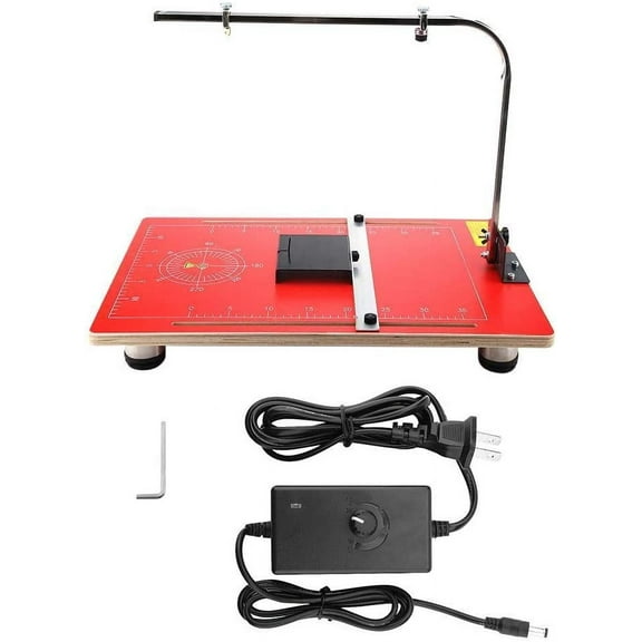 INTBUYING 110V 40W Desktop Hot-wire Vertical Foam Cutting Machine Table Cutter Heat Tool 380*780mm