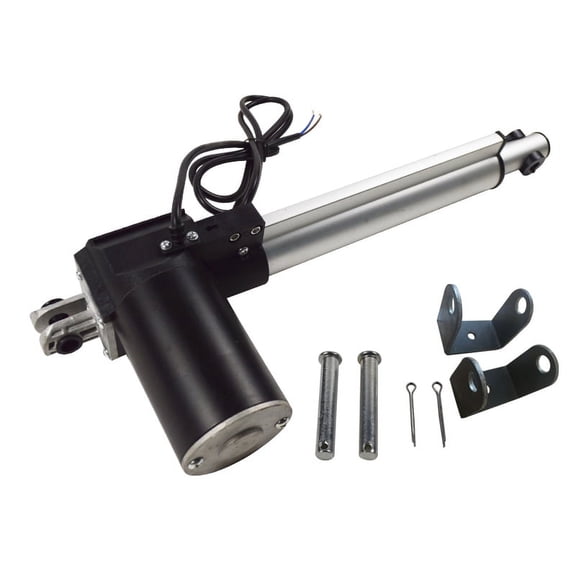 INTBUYING 12V DC Electric Linear Actuator Motor 11.8Inch(300mm) Stroke 1320LBS(6000N) Heavy Duty Actuators Controller