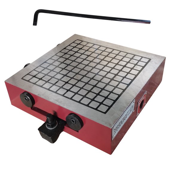 INTBUYING 12x12in Super Powerful Square CNC Magnetic Chuck for Grinding Milling Machine