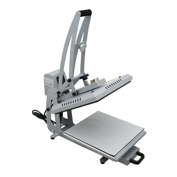 INTBUYING 15x15in Heat Press Machine Magnetic Semi-Automatic Transfer for T-Shirt Puzzle Pad Crafts