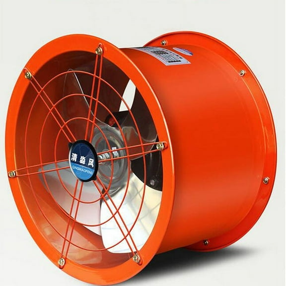 INTBUYING 16" 220V Explosion-Proof axial Fan Cylinder Pipe Fan Explosion-Proof Fan More